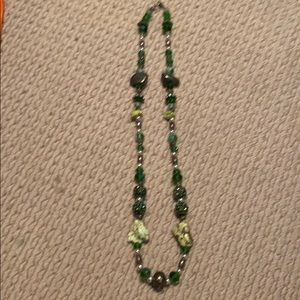 24 inch over the head handmade beaded necklace